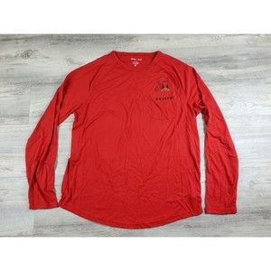 Disney x AE Men’s Red Donald Duck Feisty Long Sleeve Tee Size Large